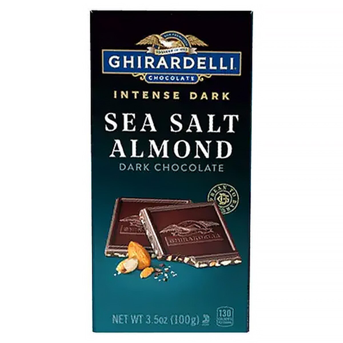 Ghirardelli Intense Dark Chocolate Sea Salt Almond Bar